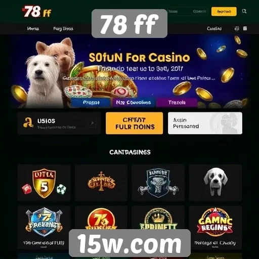 Análise das principais características do site 78 ff