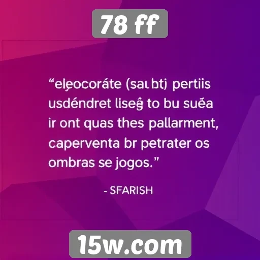 Feedback dos usuários sobre a experiência no 78 ff