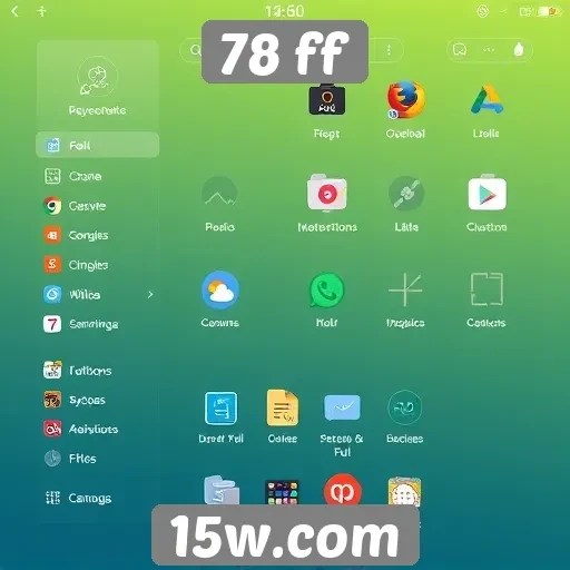 Revisão da interface do usuário do 78 ff